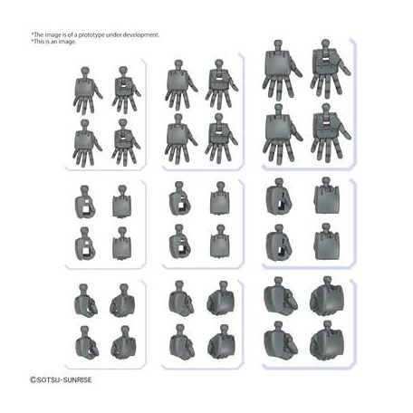 OPTION PARTS SET GUNPLA 04 (BUILD HANDS ROUND)-MK66706
