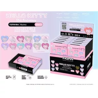 FiGPiN - Hello Kitty 50th Anniversary Mystery Mini Pins Display (10ct)-FMP-0105