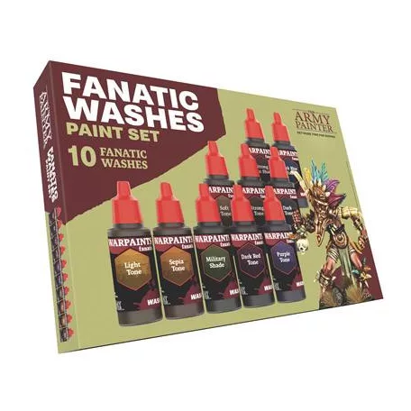 The Army Painter - Warpaints Fanatic: Washes Paint Set-WP8068P