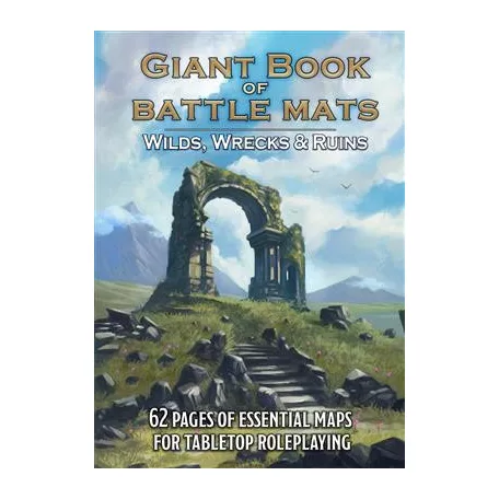 The Giant Book of Battle Mats Wilds, Wrecks & Ruins - EN-LBM-046