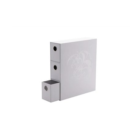 Dragon Shield Fortress Card Drawers - White-AT-33701
