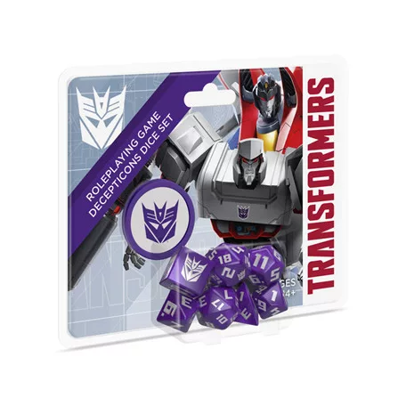 Transformers Roleplaying Game Decepticon Dice Set-RGS02634