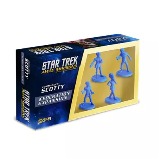 Classic Federation Away Team 2: Scotty, Sulu, Uhura, Leslie-STA009