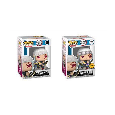 Funko POP! Anime: Demon Slayer - Tengen w/Metallic Chase (5+1)-FK75574