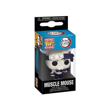 Funko POP! Keychain: Demon Slayer - Muscle Mouse-FK75577
