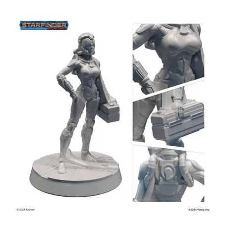 Starfinder Miniatures: Human Ace Pilot - EN-PSF0039
