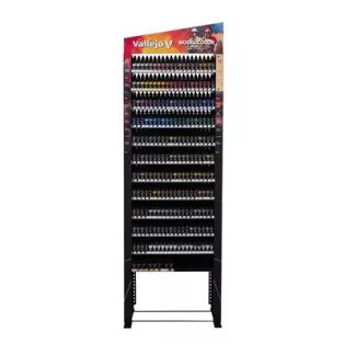 Vallejo - Model Color / CompleteRange - 220x18ml colors/auxiliaries + 8x35ml alcohol-based metallics-EX724FULL