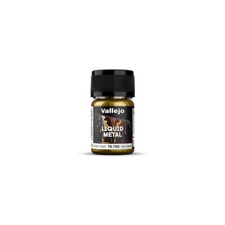 Vallejo - Liquid Gold / Alcohol-based metallics - Green Gold 35 ml-70795