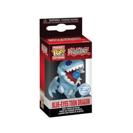 Funko POP! Keychain: YGO - Blue-Eyes Toon Dragon (attack)-FK74714