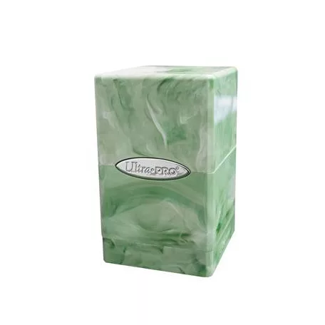 UP - Marble Satin Tower - Lime Green / White-16346