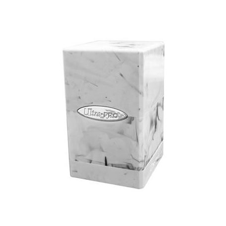 UP - Marble Satin Tower: White  Black-16347