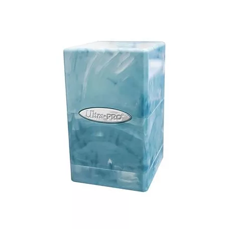 UP - Marble Satin Tower - Light Blue / White-16348