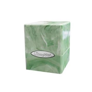 UP - Marble Satin Cube - Lime Green / White-16352