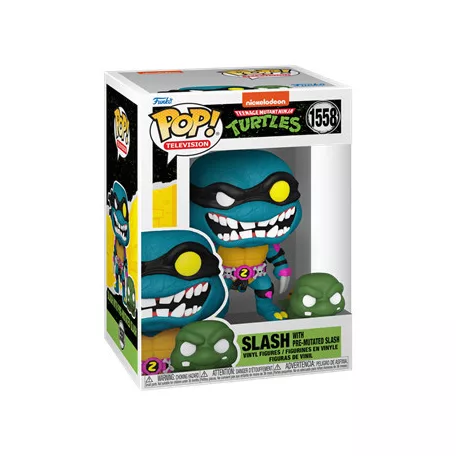 Funko POP! POP&Buddy: TMNT S4 - Slash & Pre-mutated-FK78048