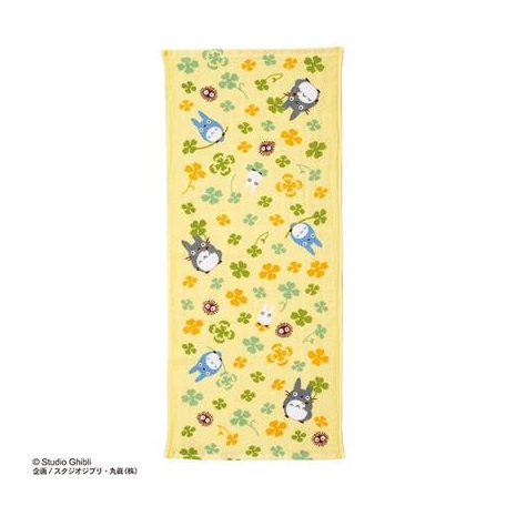 Imabari Towel Totoro Clover 34x80 cm - My Neighbor Totoro-MARU-53318