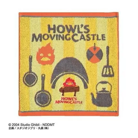 Mini Towel Calcifer’s Kitchen 34x36 cm - Howl's Moving Castle-MARU-60167