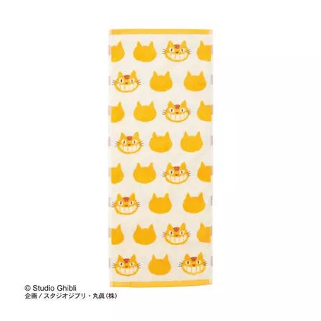 Towel Catbus Silhouette 33x80 cm - My Neighbour Totoro-MARU-64927
