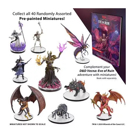 D&D Icons of the Realms: Vecna: Eve of Ruin - 8 ct. Booster Brick (Set 32) - EN-WZK96309