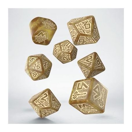 Dwarven Dice Set: Gold (7)-RDWA08