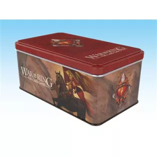 War of the Ring Shadow Card Box and Sleeves (Red Bannerman version)-WOTR156