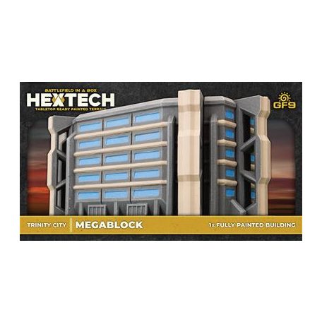 HexTech - Battlefield in a Box Terrain: Trinity City - Megablock (x1)-HEXT10