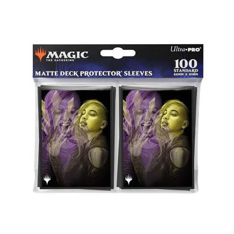 UP - Duskmourn 100ct Deck Protector Sleeves Alt Art Key Character Mythic 3 for Magic: The Gathering-38587