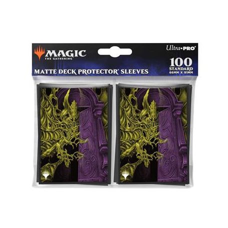 UP - Duskmourn 100ct Deck Protector Sleeves Alt Art Key Character Mythic 4 for Magic: The Gathering-38588