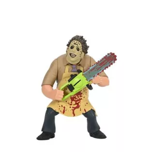 Texas Chainsaw Massacre 6" Action Figure Toony Terrors 50th Anniversary Leatherface (Bloody)-NECA41601
