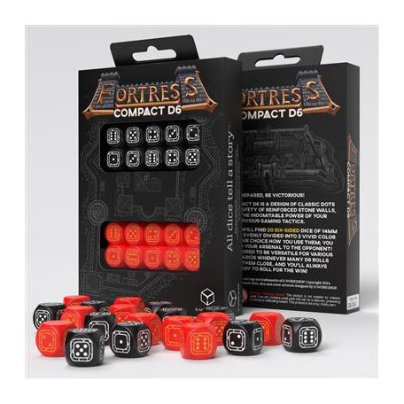 Fortress Compact D6: Black&Red-STCB04