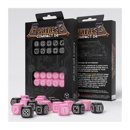 Fortress Compact D6: Black&Pink-STCB05