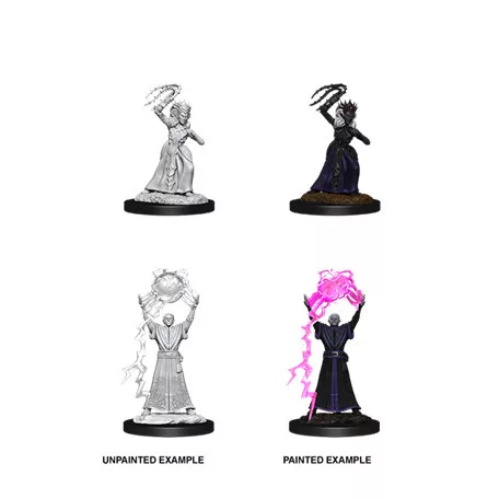 D&D Nolzur's Marvelous Miniatures: Drow Mage & Drow Priestess-90071