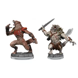 Magic: The Gathering Unpainted Miniatures - Arlinn Kord & Tovolar-WZK90398