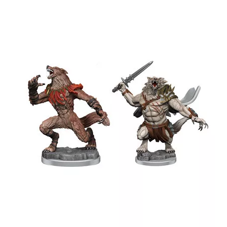 Magic: The Gathering Unpainted Miniatures - Arlinn Kord & Tovolar-WZK90398