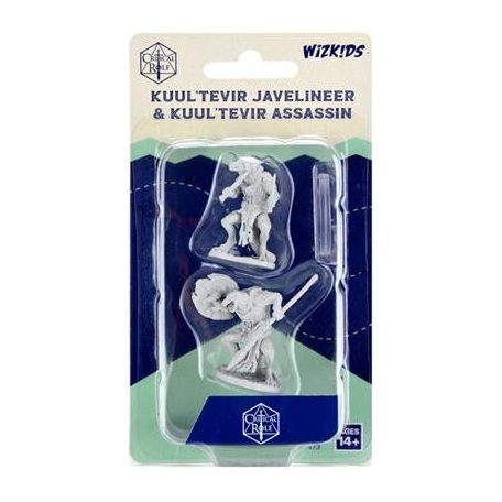 Critical Role Unpainted Miniatures: Kuul'tevir Javelineer & Assassin-WZK90473