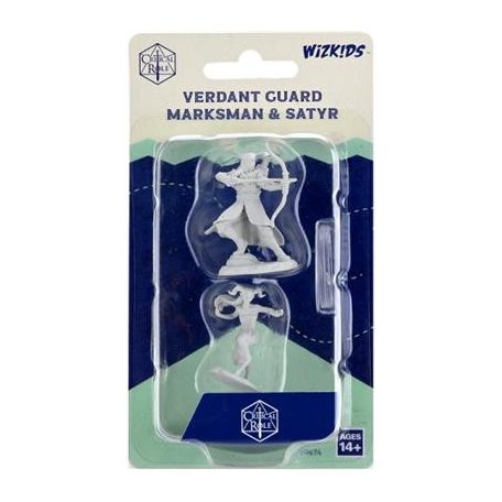 Critical Role Unpainted Miniatures: Verdant Guard Marksman & Satyr-WZK90474