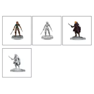 D&D Nolzur's Marvelous Miniatures: Elf Rogue & Half-Elf Rogue Protégé-90582