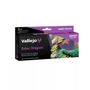 Vallejo - Game Color Aztec Dragons 8 colors set 18 ml-72195