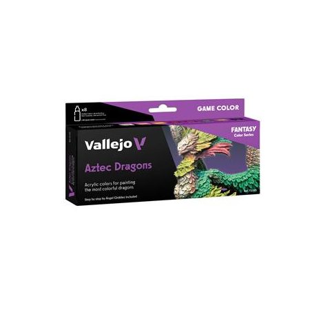 Vallejo - Game Color Aztec Dragons 8 colors set 18 ml-72195