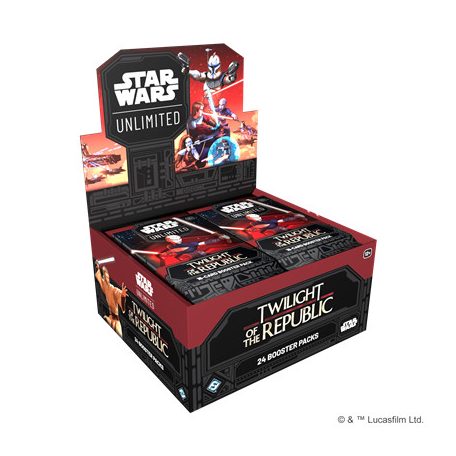 FFG - Star Wars: Unlimited - Twilight of the Republic Booster Display (24 Booster) - EN-SWH0302en