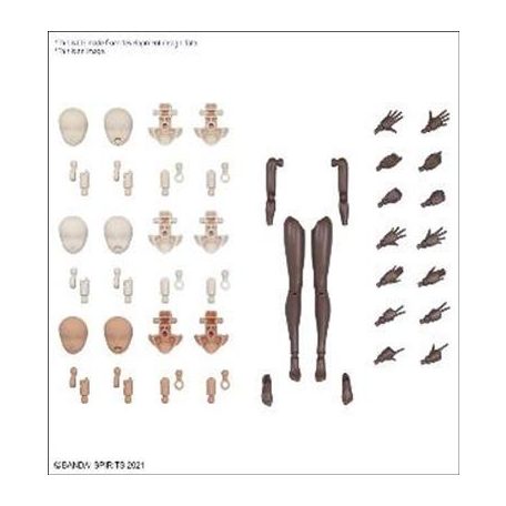 30Ms Option Body Parts Arm Parts & Leg Parts [Brown]-MK67175