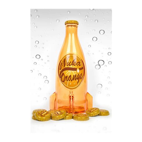 Fallout Nuka Cola Orange Glass B.&Cap-