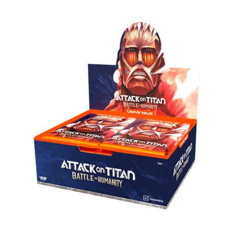 Universus CCG: Attack on Titan "Battle for Humanity" Booster Display (24 packs) - EN-UVSAOT01-BD