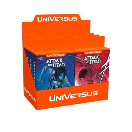 Universus CCG: Attack on Titan "Battle for Humanity" Clash Deck Display (8 Decks) - EN-UVSAOT01-CDD