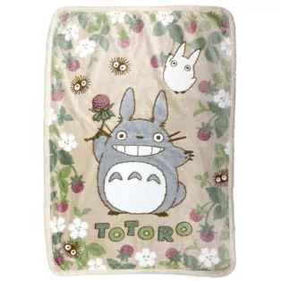My Neighbor Totoro - Fluffy blanket Totoro Raspberry 100x140 cm-MARU-92959