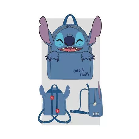 Lilo & Stitch - Cute Stitch - Novelty Mini Back Pack-MP603101DNY