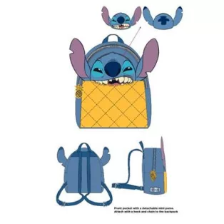 Lilo & Stitch - Pineapple Stitch - Novelty Mini Back Pack-MP000336DNY