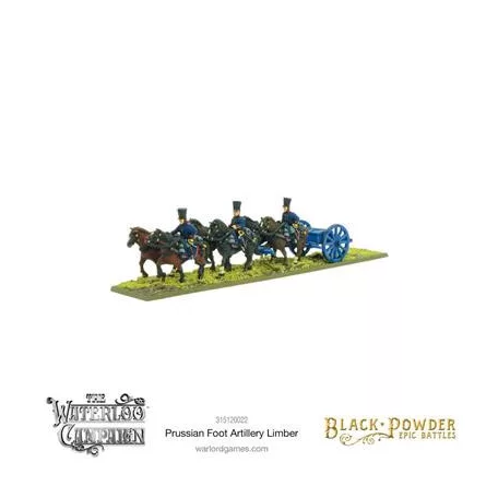 Black Powder - Epic Battles Waterloo - Prussian Foot Artillery Limber-315120022