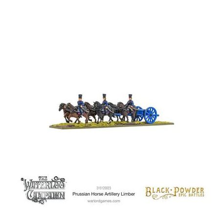Black Powder - Epic Battles Waterloo - Prussian Horse Artillery Limber-315120023