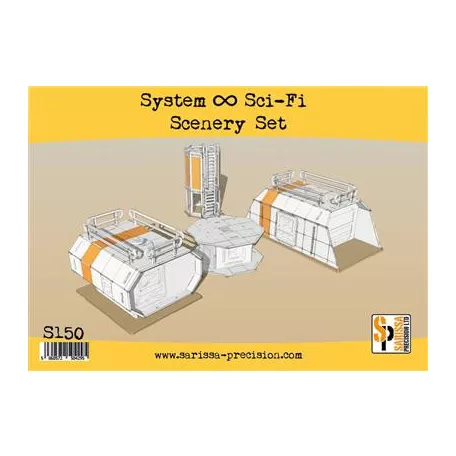 Sarissa Hobby & Terrain - Sci Fi Scenery Set-S150