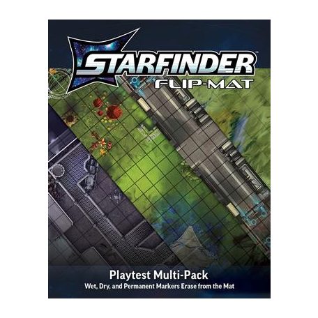 Starfinder Flip-Mat: Second Edition Playtest Multi-Pack-PZO21000-FM